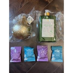 NEW Lot of (6) ESENZA Hand Soaps and Shower Bombs - Lavender / Pear / Eucalyptus